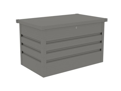 Záhradný box G21 Denver 280 L, metalický šedý plechový