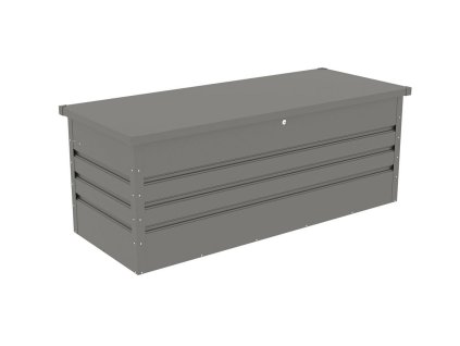 Záhradný box G21 Denver 560 L, metalický šedý plechový