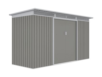 Záhradný domček G21 GRAH 483 - 340 x 142 cm, metalický šedý