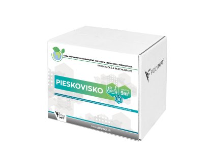 Sada čistiacich a dezinfekčných prípravkov určených pre hygienické zabezpečenie pieskoviska POLYMPt