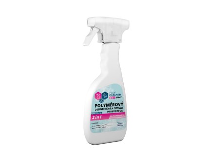 Univerzálny polymérový čistiaci a dezinfekčný prostriedok POLY CLEANER SPRAY 2in1 500ml - POLYMPT.SK