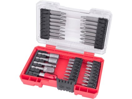 Bity a nastrcne kluce sada 37ks magneticky nadstavec plastova krabicka EXTOL PREMIUM