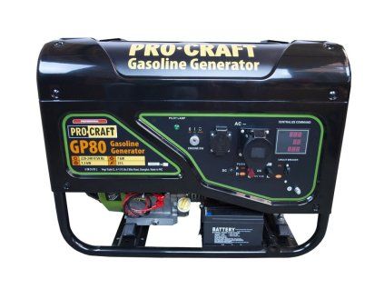 Benzínový elektrický generátor mod.GP80