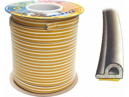 samolepiace tesnenie profil p 55703 100m 9x55mm hnede tesa