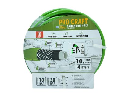 Zelená záhradná hadica Procraft PR-4GH1310F
