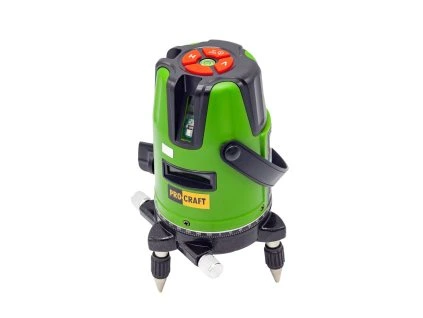 Laser zelený liniový, křížový samonivelačný Procraft LE-3D