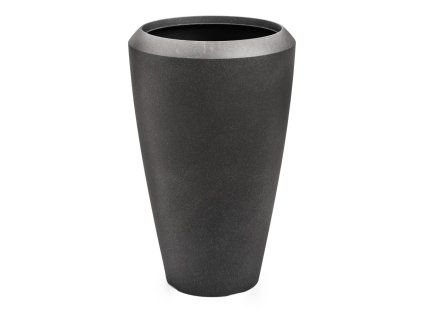 Kvetináč G21 Coal Oval 44,3 x 44,3 x 69,8