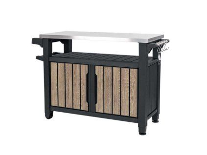 Grilovací stolík Keter UNITY XL 207 l Ashwood