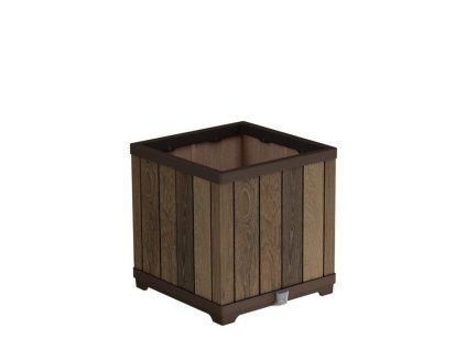 Kvetináč Keter Deco Square walnut
