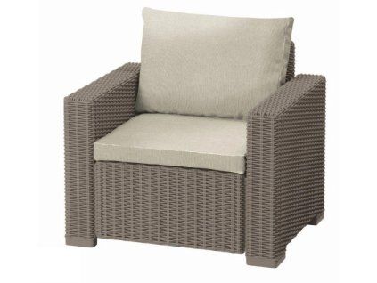 zahradne kreslo keter california cappuccino 2ks