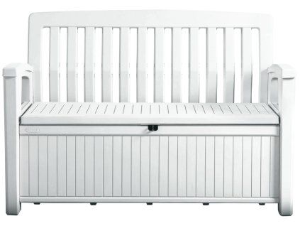 Záhradná lavica Keter Patio Bench biela