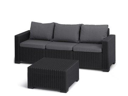 zahradny set keter california 3 1 grafitovy