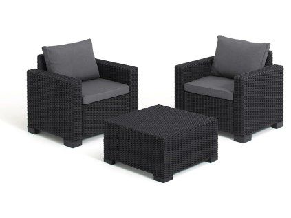 zahradny set keter california 2 1 grafitovy