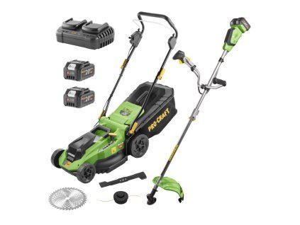 Sada aku kosačka PLM21bb a aku krovinorez ATA-40/2 + nabíjačka