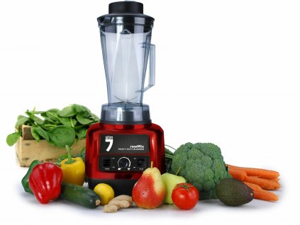 Mixér dokáže mixovať aj zmrzlinu Vrchnák na nádobu mixéra   Nature7 Rawmix multifunkčný 1500W RM15R
