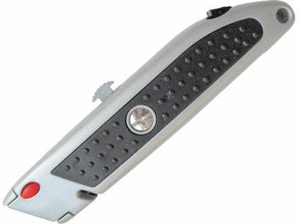 univerzalny noz 160mm kovovy pogumovany s tlacidlom pre rychlu vymenu britu