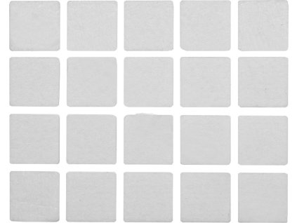 podlozky pod stolicky 20x20mm samolepiace 20ks svetle