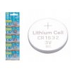 litiova bateria cr1632 3v 5ks v baleni