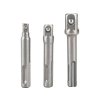 Adaptér pre nástrčné hlavice, 3ks, SDS-plus na 1/4"-3/8"-1/2", CrV