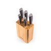 Sada nožov G21 Gourmet Stone 5 ks + bambusový blok