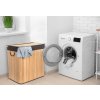 Bambusový kôš na bielizeň 150L hnedý trojdielny