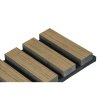Nástenný obkladový zvukový panel, 2ks, Dizajn - teak