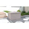 Záhradný box G21 Denver 280 l, plechový, šedý
