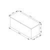 Záhradný box G21 Denver 770 l, plechový, šedý