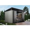 Záhradný domček Keter Artisan 11x7 šedý/antracit, s podlahou