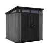 Záhradný domček Keter PENT Signature 7x7 Vertical šedý, s podlahou