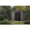 Záhradný domček Keter PENT Signature 9x7 Vertical šedý, s podlahou