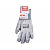 Rukavice polyesterové polomáčané v polyuretáne, 9", EXTOL PREMIUM