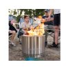 Nerezové bezdymové ohnisko Bonfire 2.0 so základňou