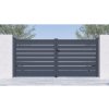 Brána G21 Reno 350x158 cm dvojkrídlová, antracitová