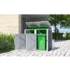 Prístrešok na popolnice G21 146x121x82 cm, antracitový plechový