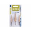 vrtaky stupnovite sada 3ks 3121mm 4122mm 4202mm extol craft 3