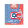 Kotúč rezný diamantový segmentový, ø115x1,8mm, suché rezanie, EXTOL PREMIUM (3)