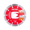 Kotúč rezný diamantový segmentový, ø125x1,8mm, suché rezanie, EXTOL PREMIUM