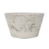 Kvetináč G21 Baltic Bowl 47 x 27 x 47 cm, mrazuvzdorný plast 0,8 cm, piesková úprava, svetlosivý