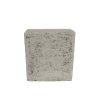 Kvetináč G21 Baltic Brick 28 x 28 x 28 cm, mrazuvzdorný plast 0,8 cm, piesková úprava, svetlosivý