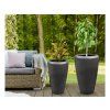 Kvetináč G21 Coal Oval 55 x 55 x 86,3 (7)