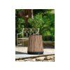 Kvetináč Keter Deco Conic walnut (5)
