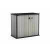 Záhradný box Keter Patio Store šedočierny