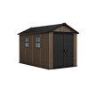 Záhradný domček Keter Apex 7,5 x 11 Walnut, s podlahou (2)