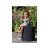 Záhradný stôl Keter Cool Stool grafitový (2)
