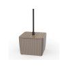Záhradný stôl Keter Luzon Deco ashwood / cappuccino