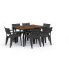 Záhradný stôl Keter Porto 160 walnut black steel (3)