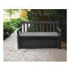 Záhradná lavica Keter Eden Garden Bench 265L šedá (2)