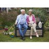 zahradna lavica keter deco garden bench walnut 3