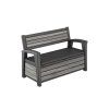 Záhradná lavica Keter Deco Garden Bench Storm grey